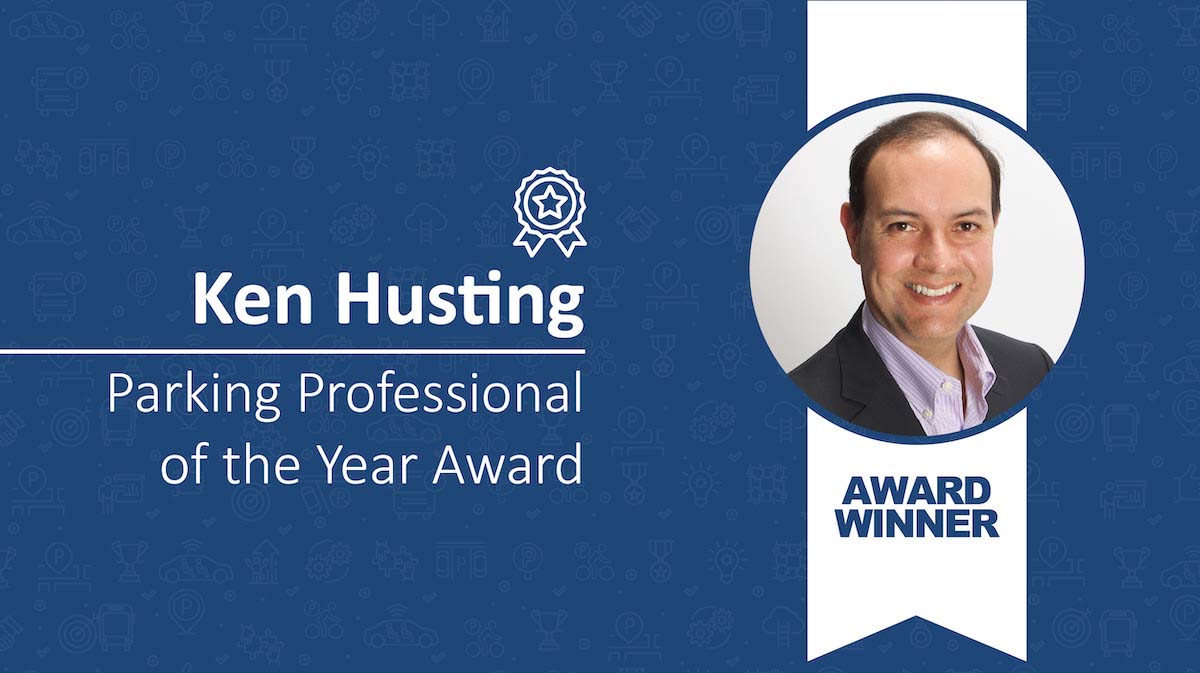 California Public Parking Association (CPPA) awarded Ken Husting the Parking Professional of the Year Award