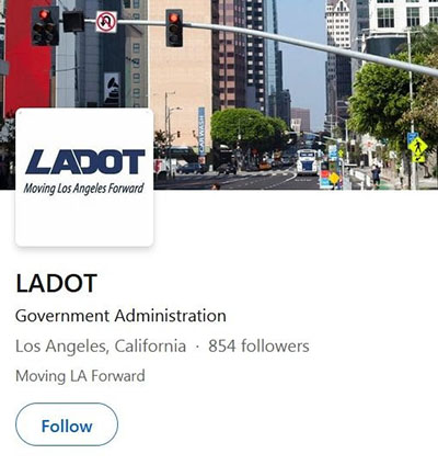 LADOT is on LinkedIn!