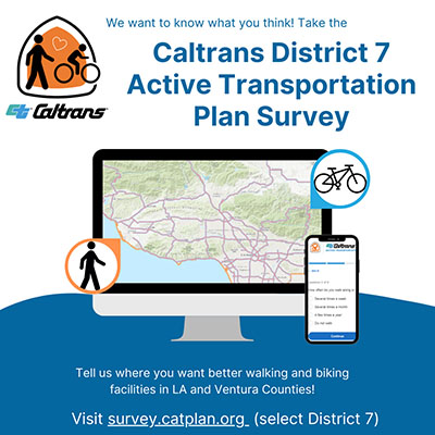 Caltrans Seeks Feedback for Active Transportation Survey