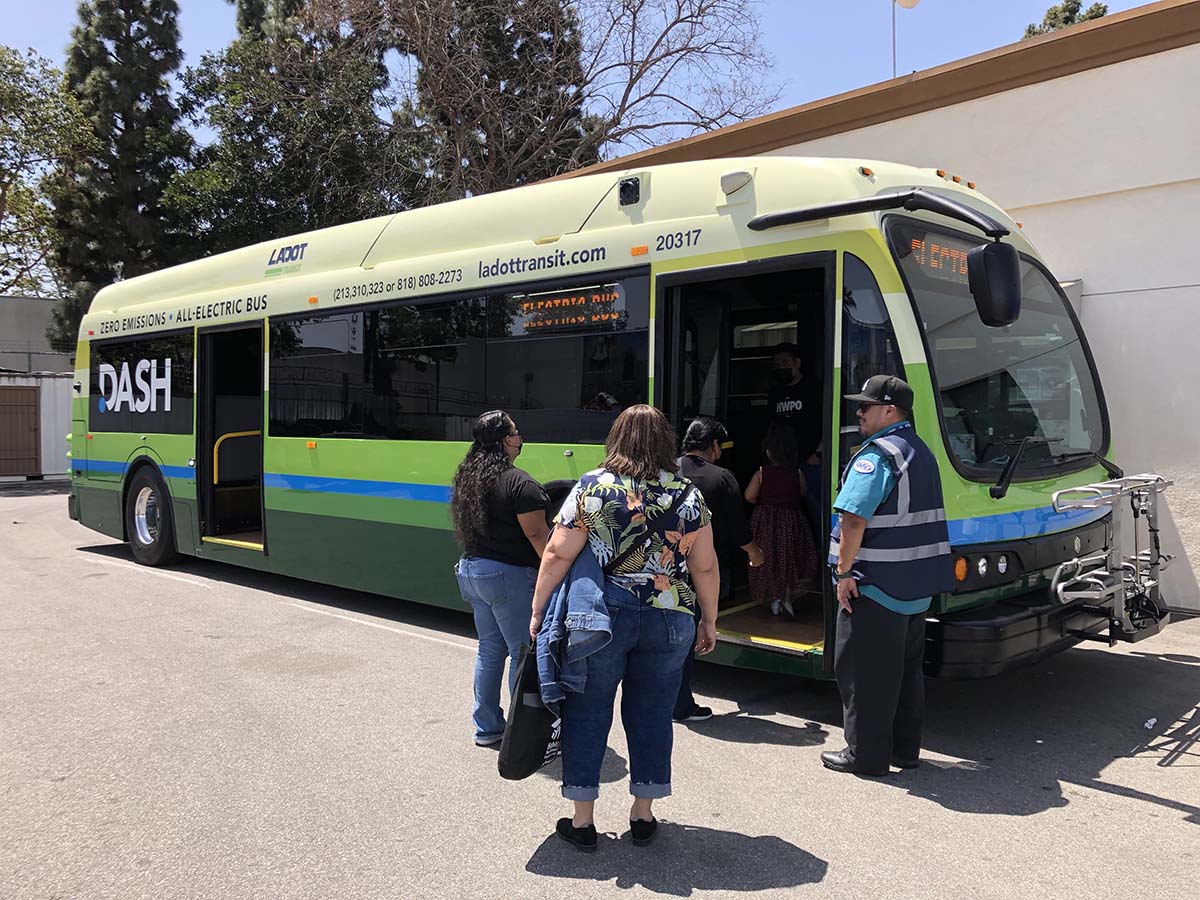 Celebrating Earth Day with Bus Electrification