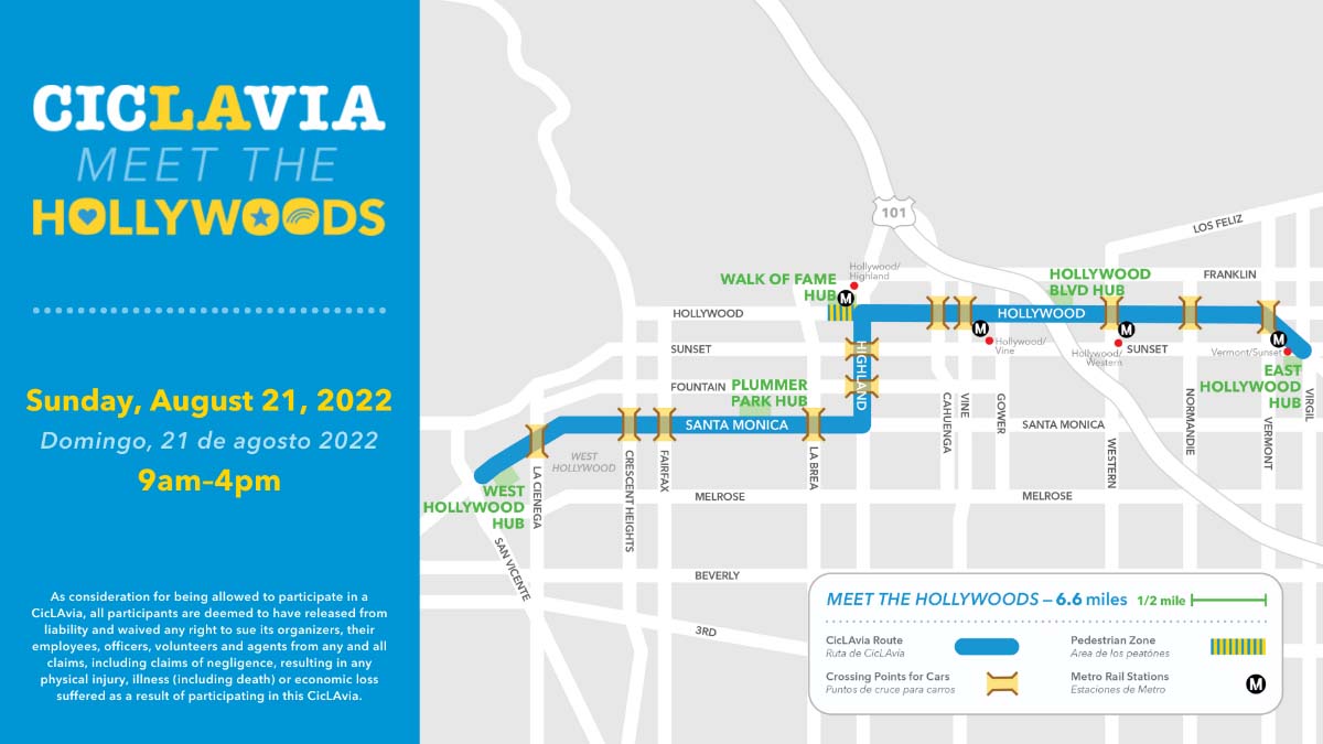 CicLAvia Rolls Into The Hollywoods