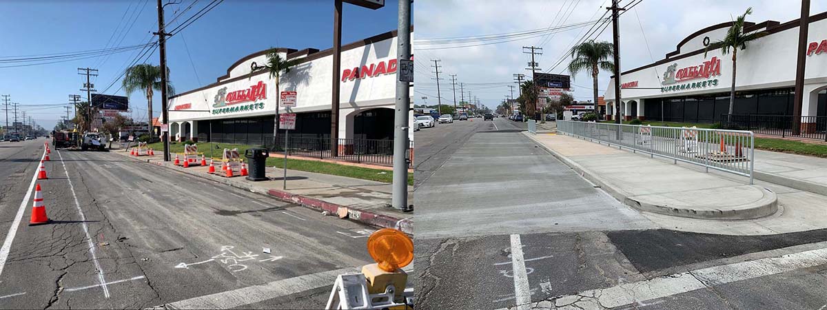 Chase St. and Reseda Blvd. (Before and After)