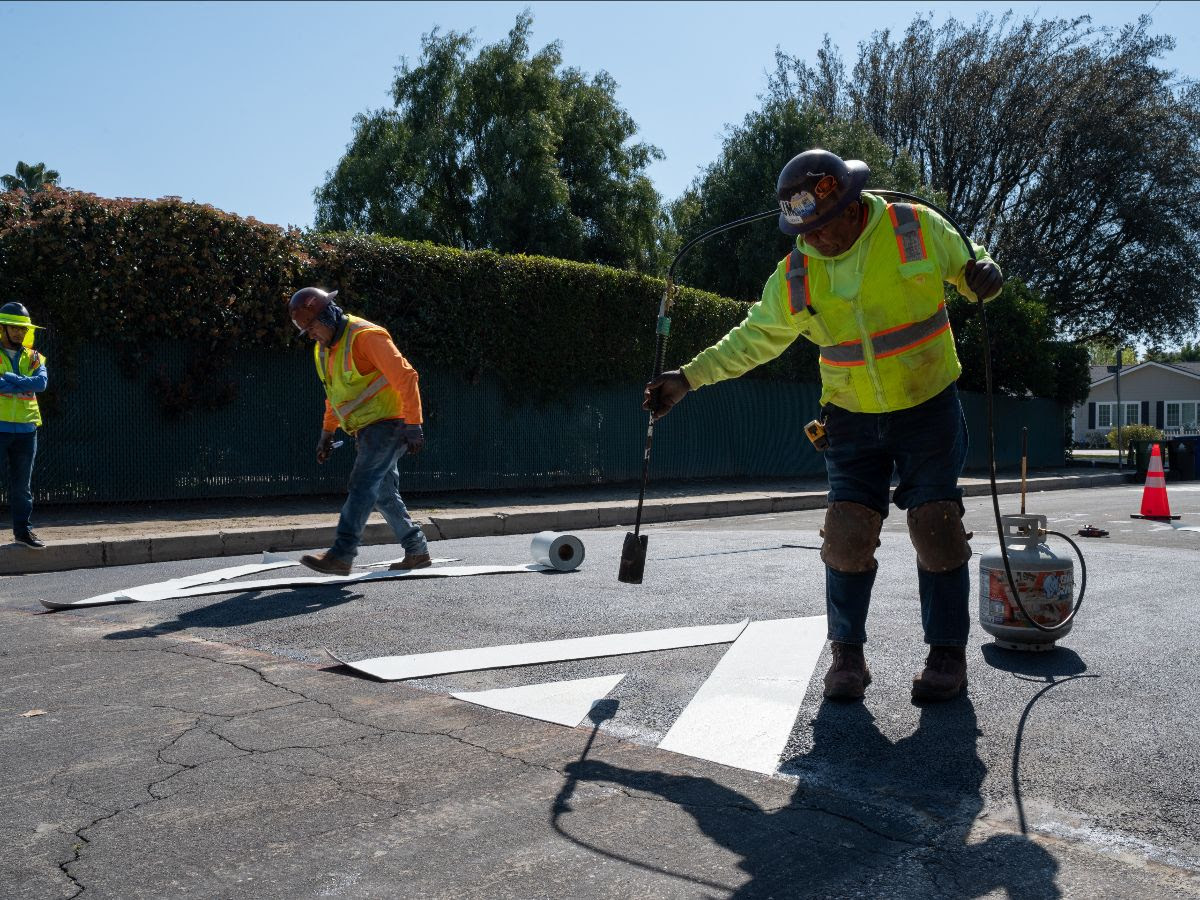 Img Fresh Speed Humps Installed In Neighborhoods Throughout Los Angeles