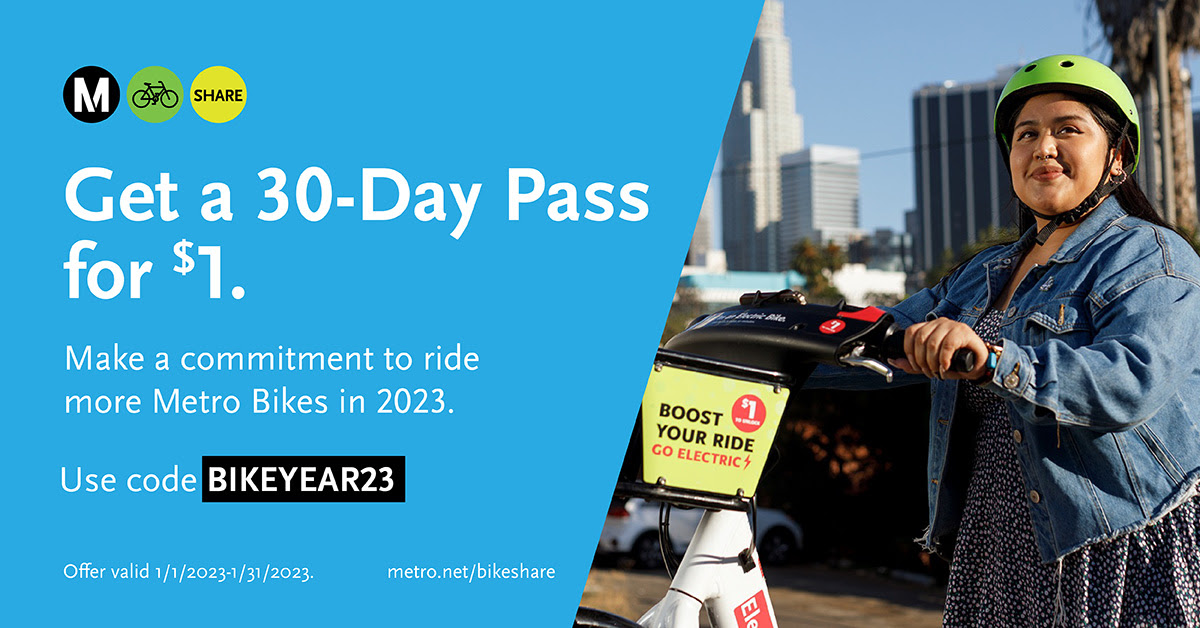 Metro Bike Offers 30-Day Passes For $1