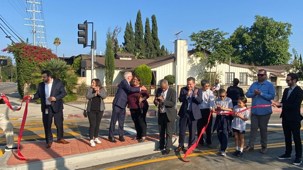 New Intersection Improvement Installed In North Hollywood