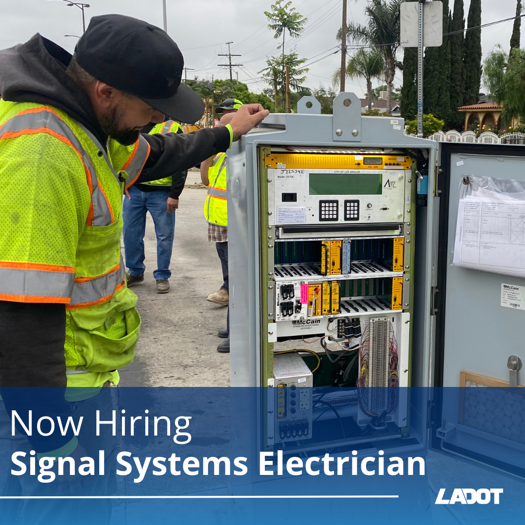 Now Hiring Signal Systems Electrician