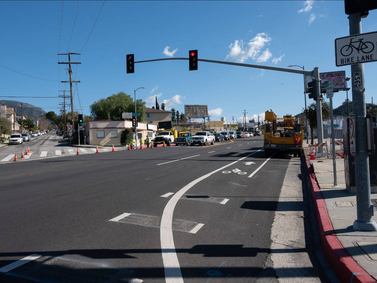 New Left Turn Signal Activated On Foothill Blvd & Valmont Street