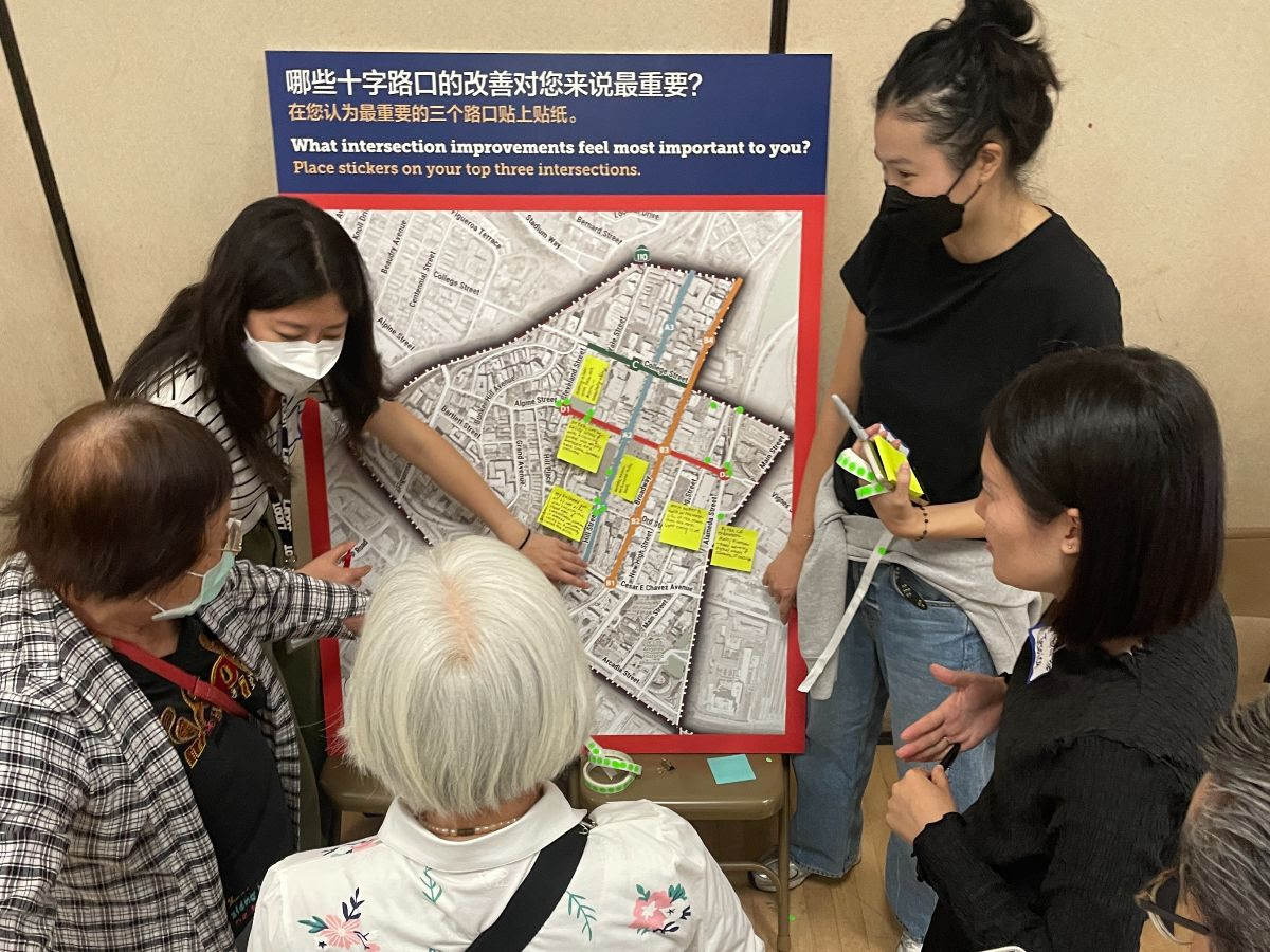 Safe Routes for Seniors Town Hall in Chinatown